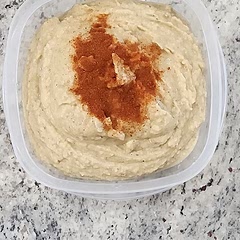 If using cooked chickpeas start with less water and add if needed.