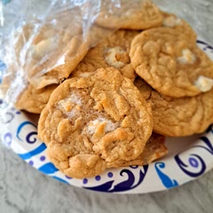 Chill for at least 30 minutes before baking once you add in the marshmallows