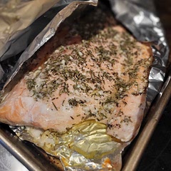 It was just fine. Not my favorite salmon recipe. I might have used too much rosemary. 