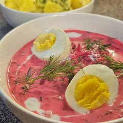 Absolutely delicious! Perfect on these hot days, and surprisingly, really filling.