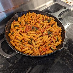 Good but a bit bland, would add cheese next time. Skipped the beans cause i thought it was weird. Not the best but also not the worst.