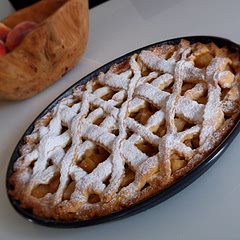 I decided to share a pie recipe I like making with my grandma. We found the recipe in one of her old notebooks, tried it, and can't stop making it since. I really think the pie is a delicious treat :)