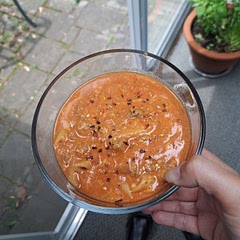 It's a good flavor, next time I would add a little more pasta and some vegetables - maybe peppers and tomatoes 