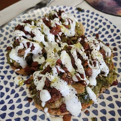 I added bacon bits and a yogurt lemon dressing, and don't get me wrong, it was good, but... it's definitely more than 35min to make and honestly the taste is a bit underwhelming. Don't know if I'd make this again.