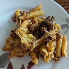 This was homemade hamburger helper, but I'm not knocking it because the kids enjoyed it and it was easy to make. Will be having again.
