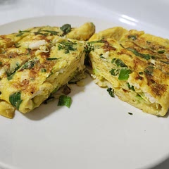 Se ve rico, le agregué un poco de pollo que me sobró para más proteína uwu