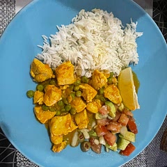 Really good recipe. Added some mixed salad with avocato, tomato, onion and olives. 🍴
