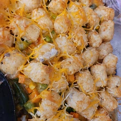 I used a frozen mixed vegetables instead of just green beans. Turned out delicious!