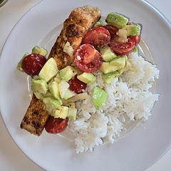 The salmon was very tasteful and I love the avocado salat aswell. I didn't use cilantro. It was a perfect meal. Will make again. 