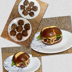 Takes a while to make, but you will have leftovers to freeze! & they’re very good 😋 I chopped the mushrooms before putting them in the pan, & then used a strainer to scoop everything into a bowl before adding the other ingredients.