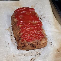 I made it using 4 burgers instead of 3 and added 1/3 cup shredded carrots, some extra ketchup, and an egg to help hold it all together. Absolutely delicious!!