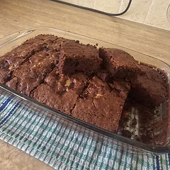 Was easy to make. I added a bit of white chocolate just for colour. Kids loved it