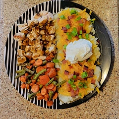 This is my spouse's go-to chicken recipe. We often skip the mushrooms (& garlic for dietary restrictions).
