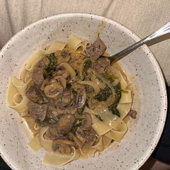 Delicious! 
Will probably use less broth next time as I like the sauce a little thicker. But the flavor was incredible.