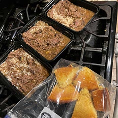 Came out good …made some cornbread wit it added a lil more Cajun season to the crazy