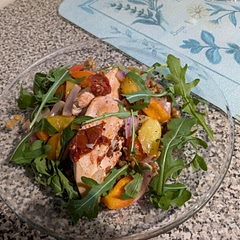 I used tinned lentils, liked the recipe but didn't like vinegar. Great overall recipe. With have next time with some olives and some feta cheese 😊