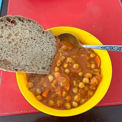 I expected it to be sweet and simple because of the carrot, but I was pleasantly surprised by the depth of flavour. I added double the harissa, coconut milk, and broth because that’s what I had.