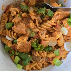 Lovely! The whole family liked it, including my 2 year old! I also added some frozen mixed Peppers.