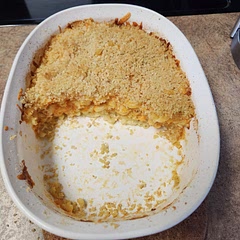 The product was not as creamy as I would have liked. The panko crumbs on top seemed a little too much. 