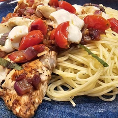 I enjoyed this, but the husband wasn't super keen. Served over angel hair pasta.