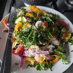 The chicken was too bland. Would much prefer a deep seasoning separately. Making slits in the chicken was also difficult, rather just cook them separately.