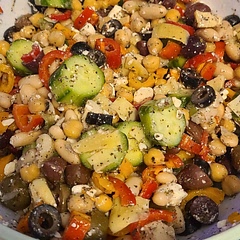 Beautiful and tasty. Very easy. Great side to take to a BBQ 
