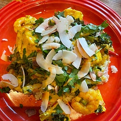 Excellent! Restaurant standard Guy says 😀 made it with Jamie Oliver Jalfrezi paste recipe. Used monk fish and prawns.