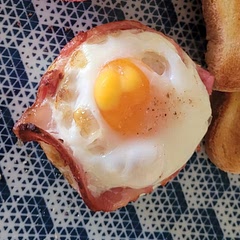 600gram egg took 10mins. Perfect brunch