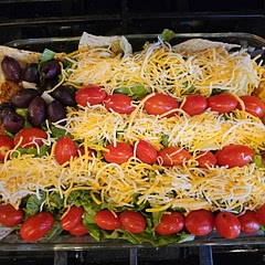 Delicious! Better than stuffing a taco shell!
Added some Greek yogurt on my plate, made it a refreshing tasty dinner.
