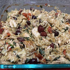 It’s very good! I also added kalamata olives.