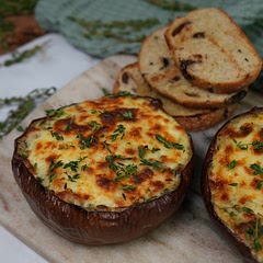 Easy and delicious Twice-Baked Aubergine Dip😋