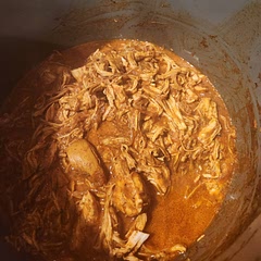 Amazing. I used chicken breast and shredded it.