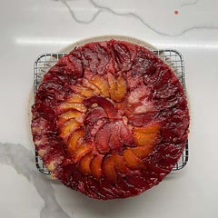 Very straight forward if you’ve ever made a pineapple upside down cake. The cake was a tender moist crumb. Shared it at a work party and everyone loved it. At home I would serve it with some fresh whipped cream and a nice glass of cab!