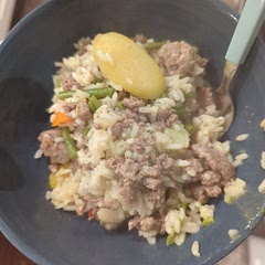 Didn't have all the ingredients and switched spinach for other veggies 