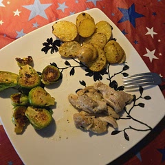 I seared the chicken in a frying pan with avocado oil