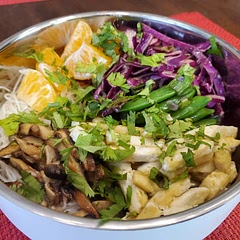This was okay (I didn't mind it, my husband was not a fan). I halved the miso amount based on other reviews, but still was not great. 
Needs more mushrooms, and something done with the tofu. The saving grace of this is the orange. 