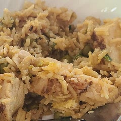 I added a lot more sesame oil and coconut aminos (soy sauce replacement), as per notes for flavor and just kinda dumped a ton of ginger in it. I really liked this! I will pay more attention and go a tiny bit lighter on the seasonings next time though. Haha. Good easy fried rice recipe. Took about half the time the recipe called for.