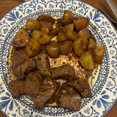 Absolutely delicious! I’ve already made it 2x! The sauce is amazing. 🤩 Parboil your potatoes for about 10 minutes.