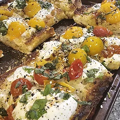 I added salt in pepper to it.And I also cooked it slightly differently than instructions. I use the basil that we grow.