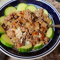 It was a good mixture of sweet, salty and spicy. I enjoyed it very much