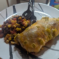 As others have said the juices of the chicken will make it really wet, maybe cooking uncovered will help. Aside from that it was very tasty, I used medium salsa for more of a kick.