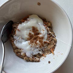Put some maple syrup and brown sugar because it tasted quite plain without them