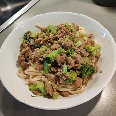 Made it without heavy cream and flour, to make it healthier 
