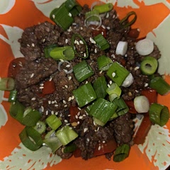 I did add some peppers so it was a little bit more spicy
