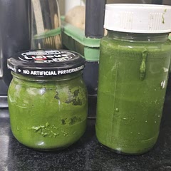 Forgot cleaning the coriander and mint but came out really well.