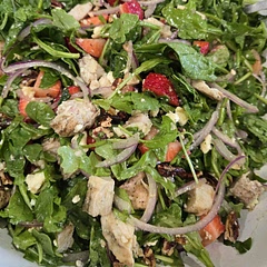 This was very good, we added chicken to to and I left the poppy seeds out of the dressing just because I don't like them. We will definitely be making this again. 