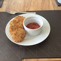 So easy to make and you can prep them in advance ready to cook when needed.  I’m planning to try and bake them next time.