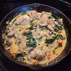 OMG!!! This was so delicious. I added crushed red peppers, for a little spicy. This was so good. I also used dark meat and served it over egg noodles. 