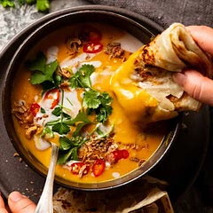 Substitute pumpkin for sweet potato and potato