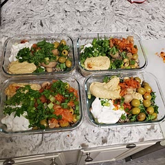Was excellent, I added kimchi and marinated mushrooms for acidity. It's great for meal planning. If you want to increase protein and calories, simply add more hummus.
